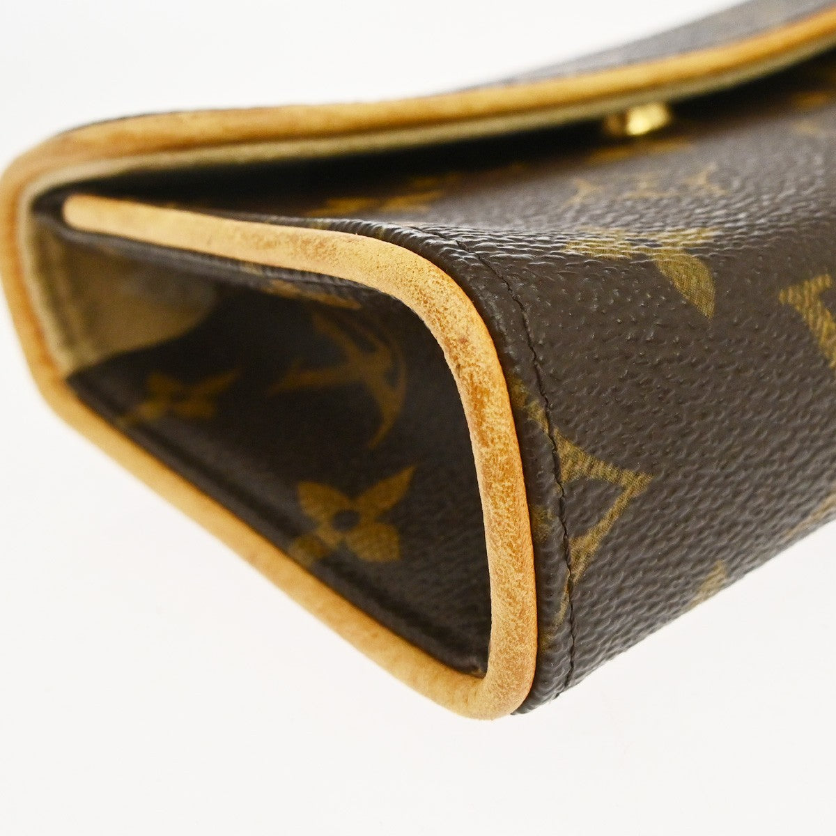 Louis Vuitton Florentine Waist Bag Monogram Canvas Brown Canvas Clutche & Pouche Bag (Pre-Owned)