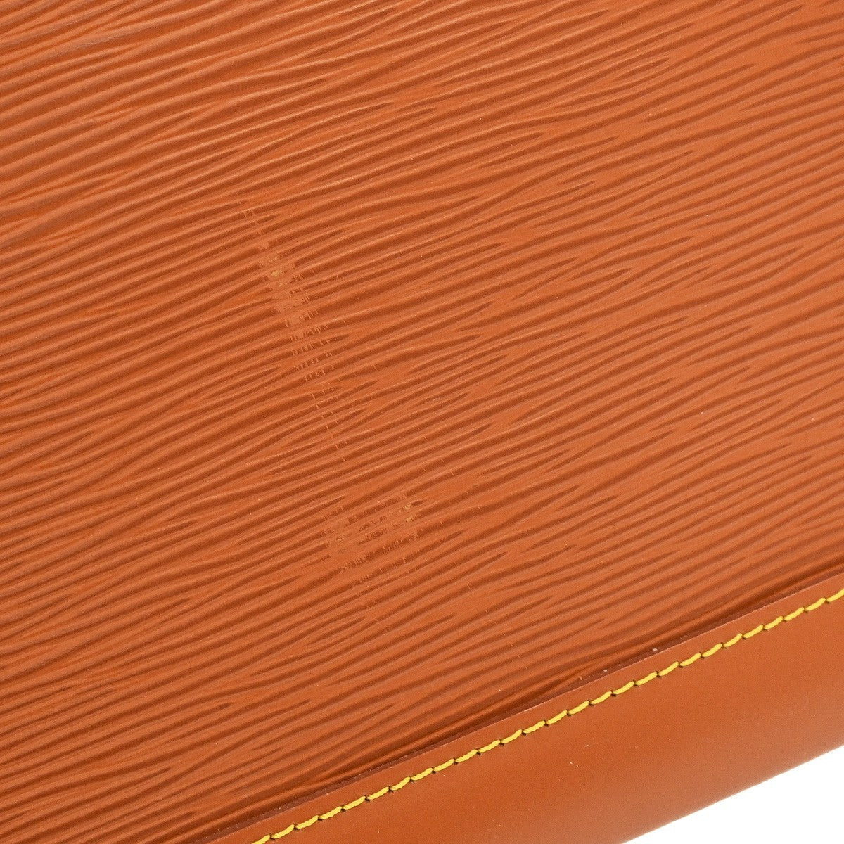 Louis Vuitton Vintage Alma Handbag Epi Leather Brown Leather Handbag (Pre-Owned)