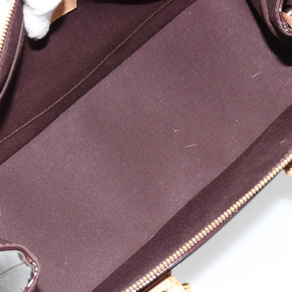 Louis Vuitton Rosewood Avenue Handbag Monogram Vernis Purple Patent_Leather Handbag (Pre-Owned)