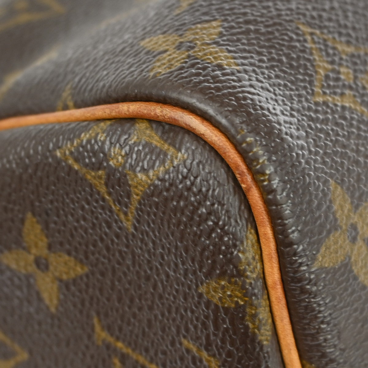 Louis Vuitton Speedy Handbag Monogram Canvas Brown Canvas Handbag (Pre-Owned)