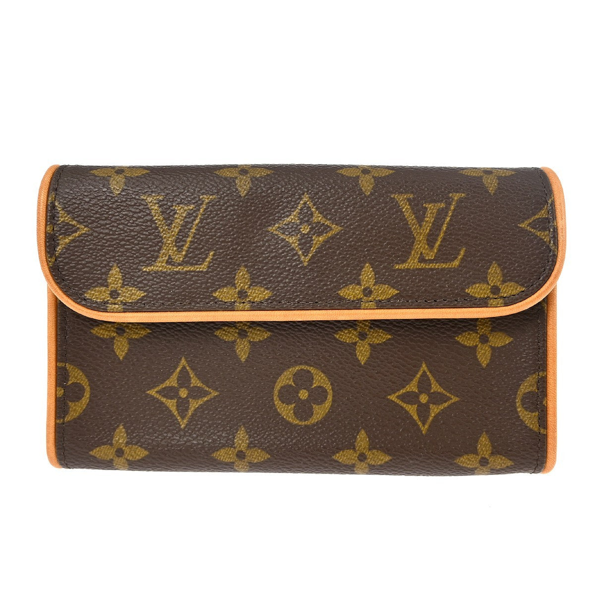 Louis Vuitton Florentine Waist Bag Monogram Canvas Brown Canvas Clutche & Pouche Bag (Pre-Owned)