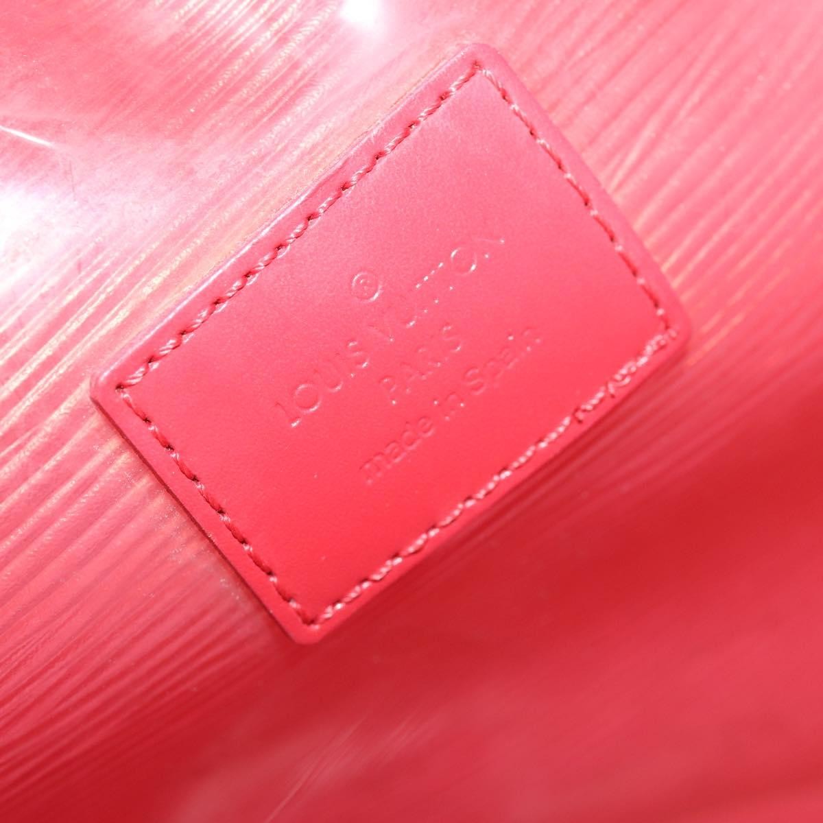 Louis Vuitton Plage Lagoon Bay Handbag Vinyl Epi Leather Red Plastic Tote Bag Bag (Pre-Owned)