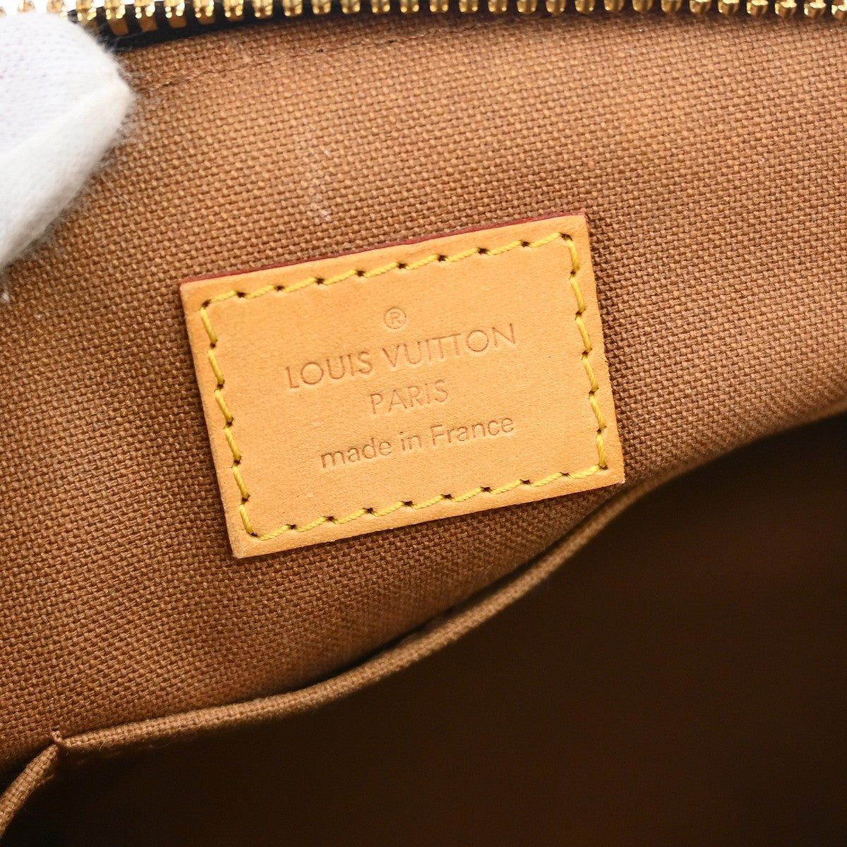 Louis Vuitton Tivoli Handbag Monogram Canvas Brown Canvas Handbag (Pre-Owned)