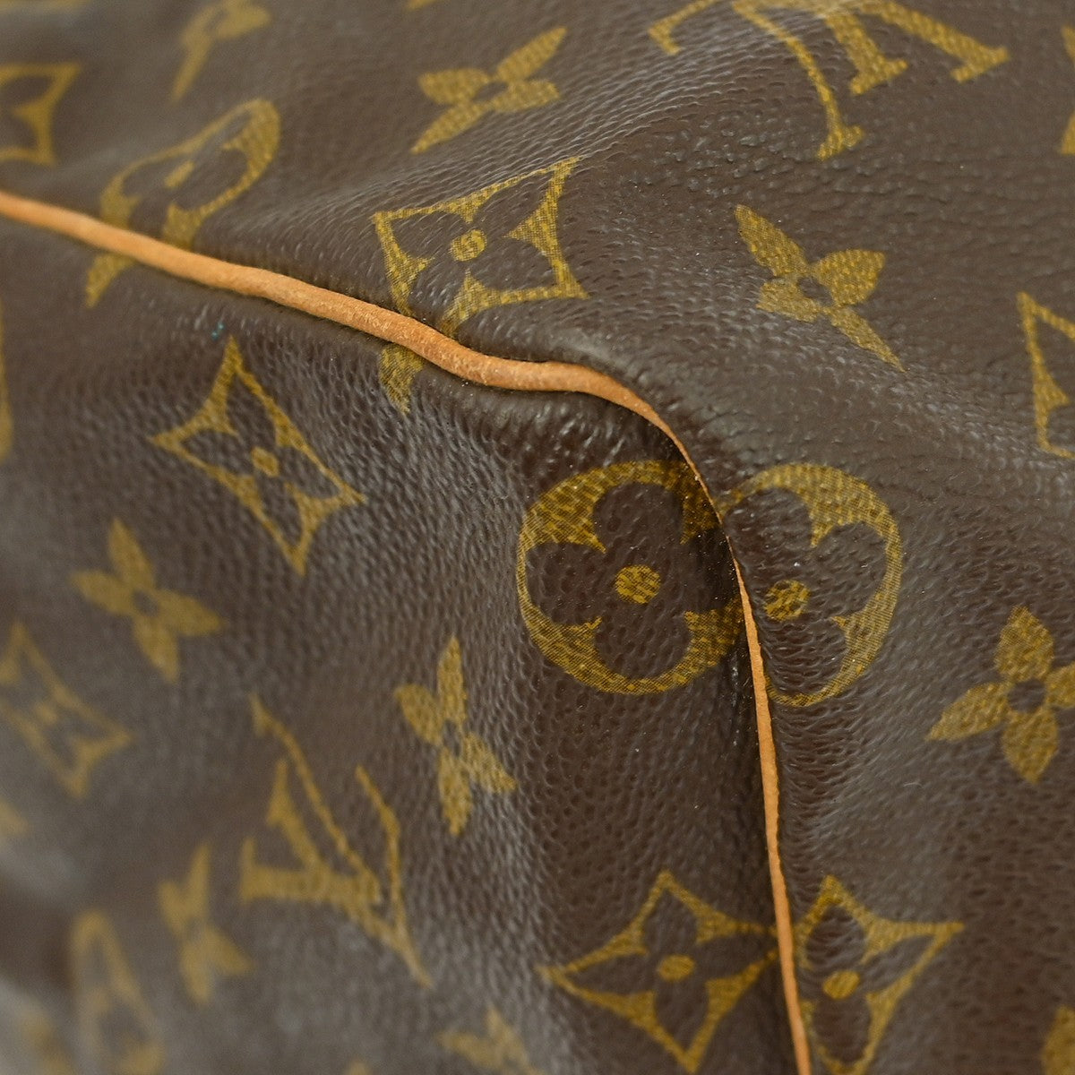 Louis Vuitton Speedy Handbag Monogram Canvas Brown Canvas Handbag (Pre-Owned)
