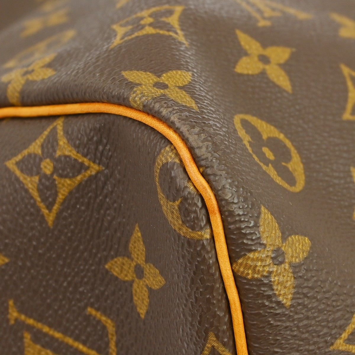 Louis Vuitton Keepall Bag Monogram Canvas Brown Canvas Travel Bag Bag (Pre-Owned)