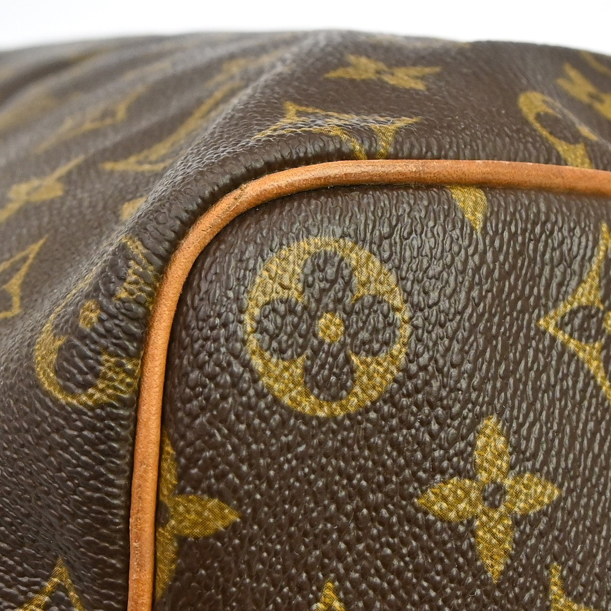 Louis Vuitton Speedy Handbag Monogram Canvas Brown Canvas Handbag (Pre-Owned)