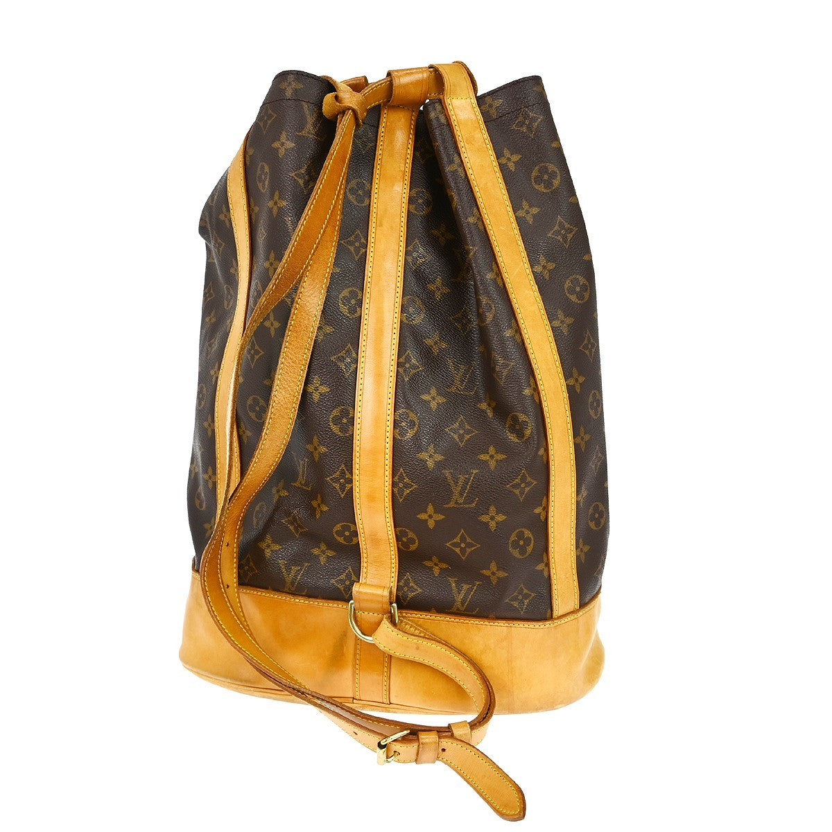 Louis Vuitton Randonnee Backpack Monogram Canvas Brown Canvas Backpack Bag (Pre-Owned)