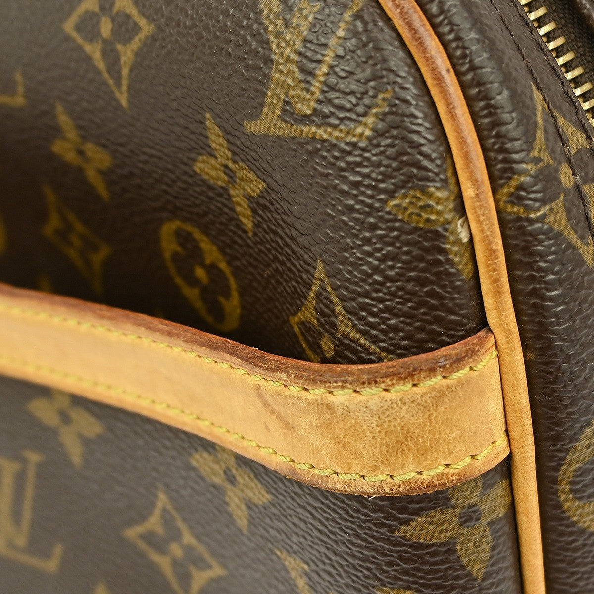 Louis Vuitton Reporter Bag Monogram Canvas Brown Canvas Shoulder Bag Bag (Pre-Owned)