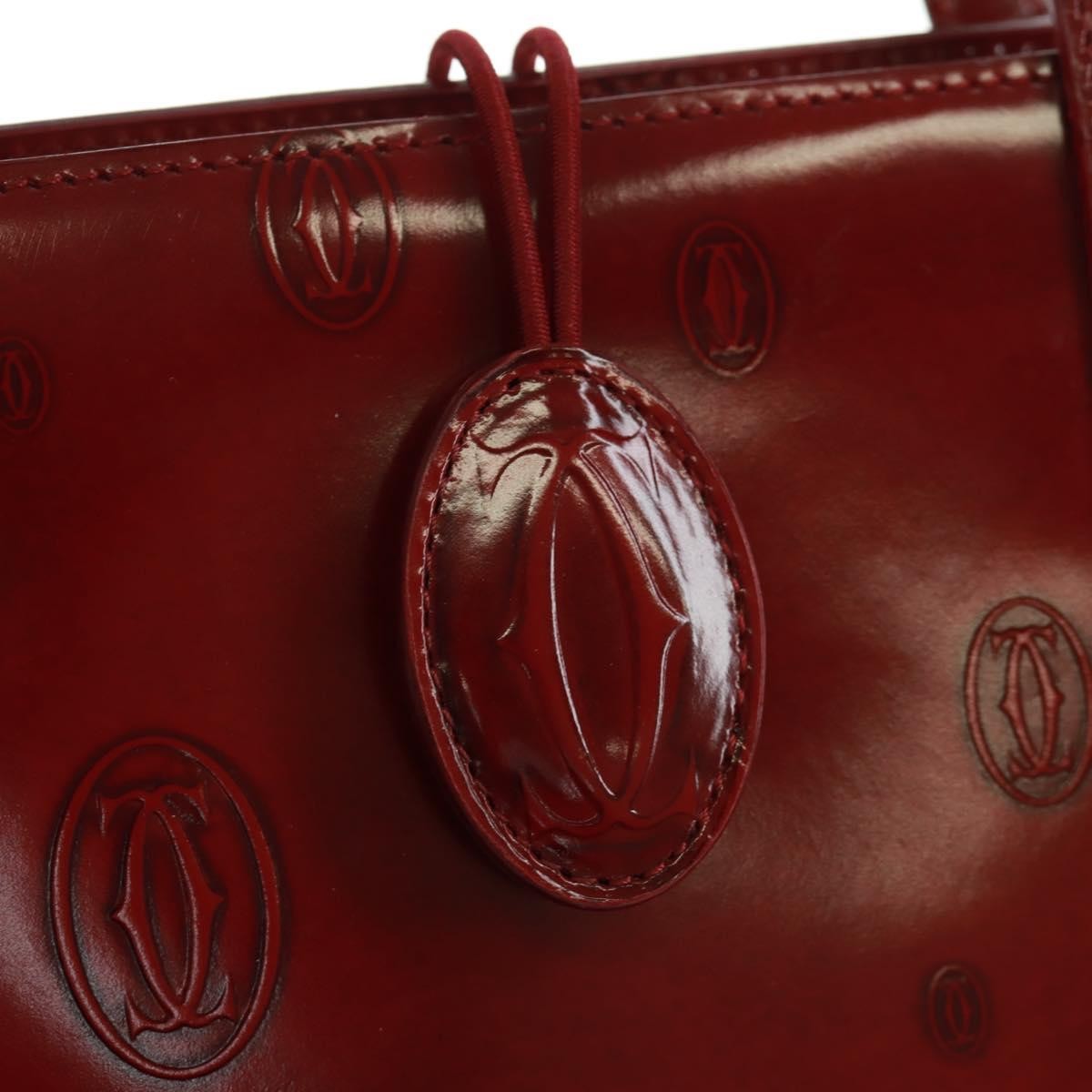 Cartier Happy Birthday Handbag Patent Leather Red Patent_Leather Handbag (Pre-Owned)