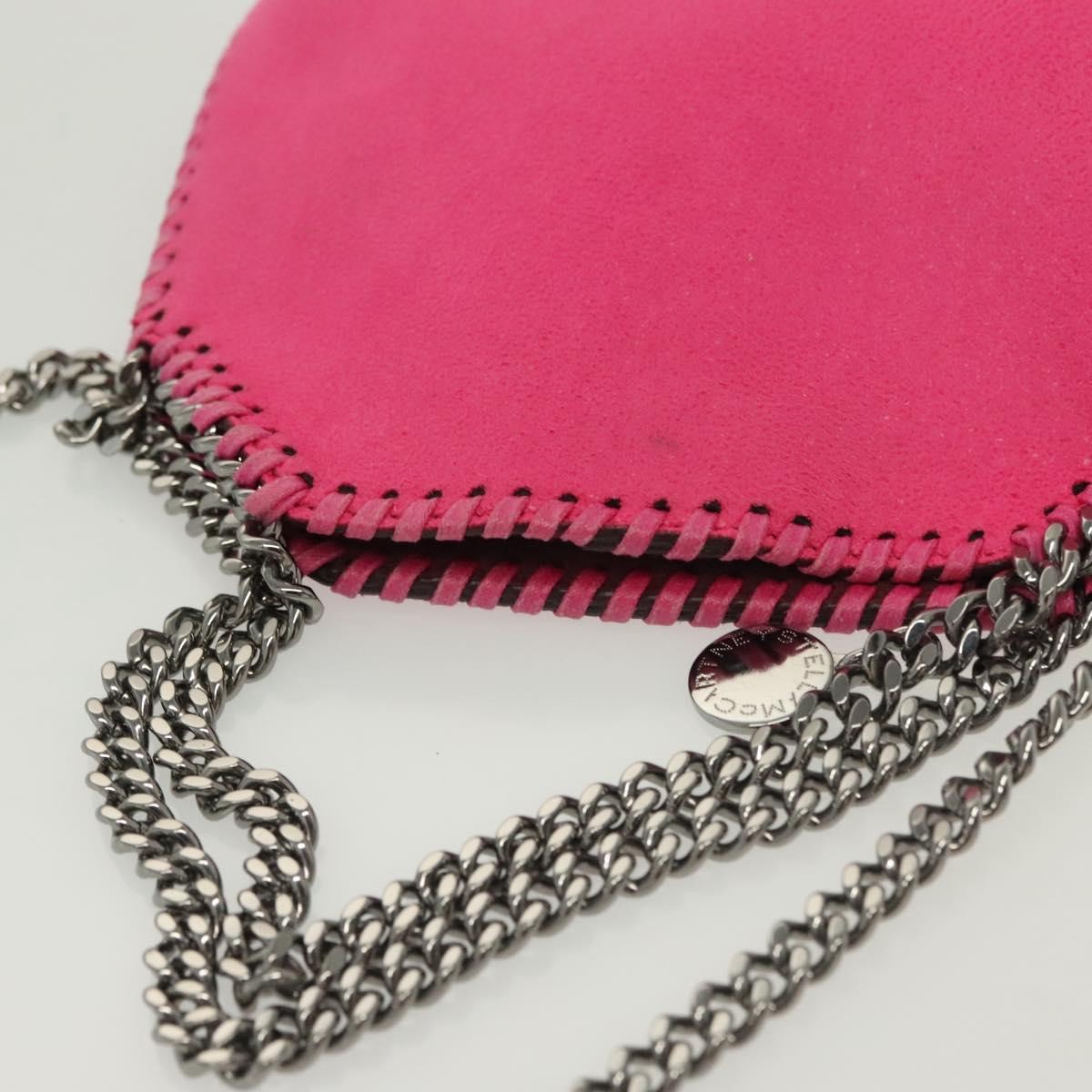 Stella Mccartney Falabella Tote Suede Pink Suede Bag (Pre-Owned)