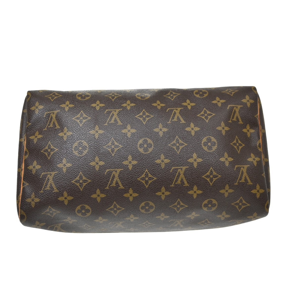 Louis Vuitton Speedy Handbag Monogram Canvas Brown Canvas Handbag (Pre-Owned)