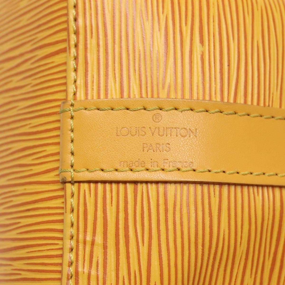 Louis Vuitton Noe Handbag Epi Leather Yellow Leather Bag (Pre-Owned)