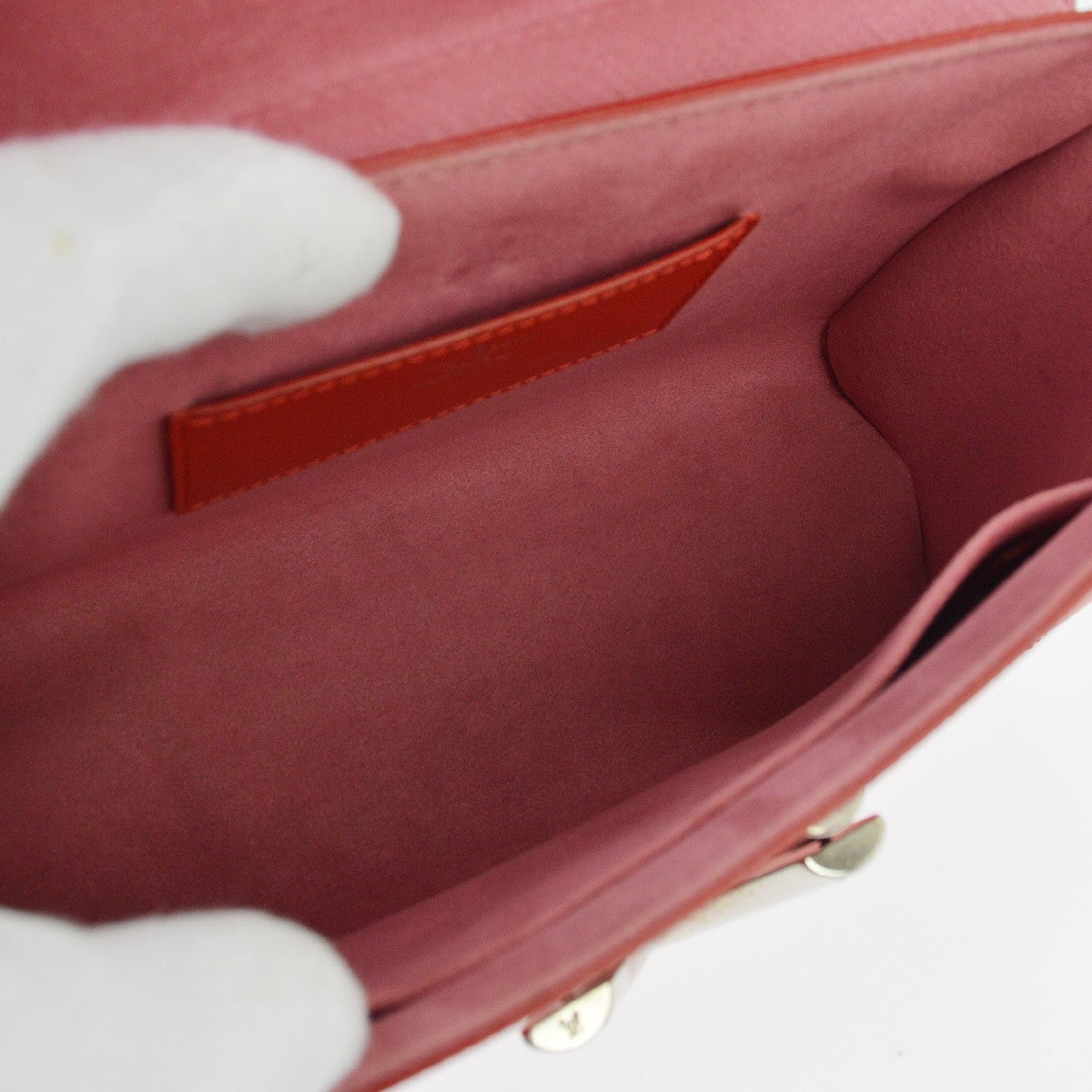 Louis Vuitton Twist Handbag Epi Leather Red Leather Shoulder Bag Bag (Pre-Owned)