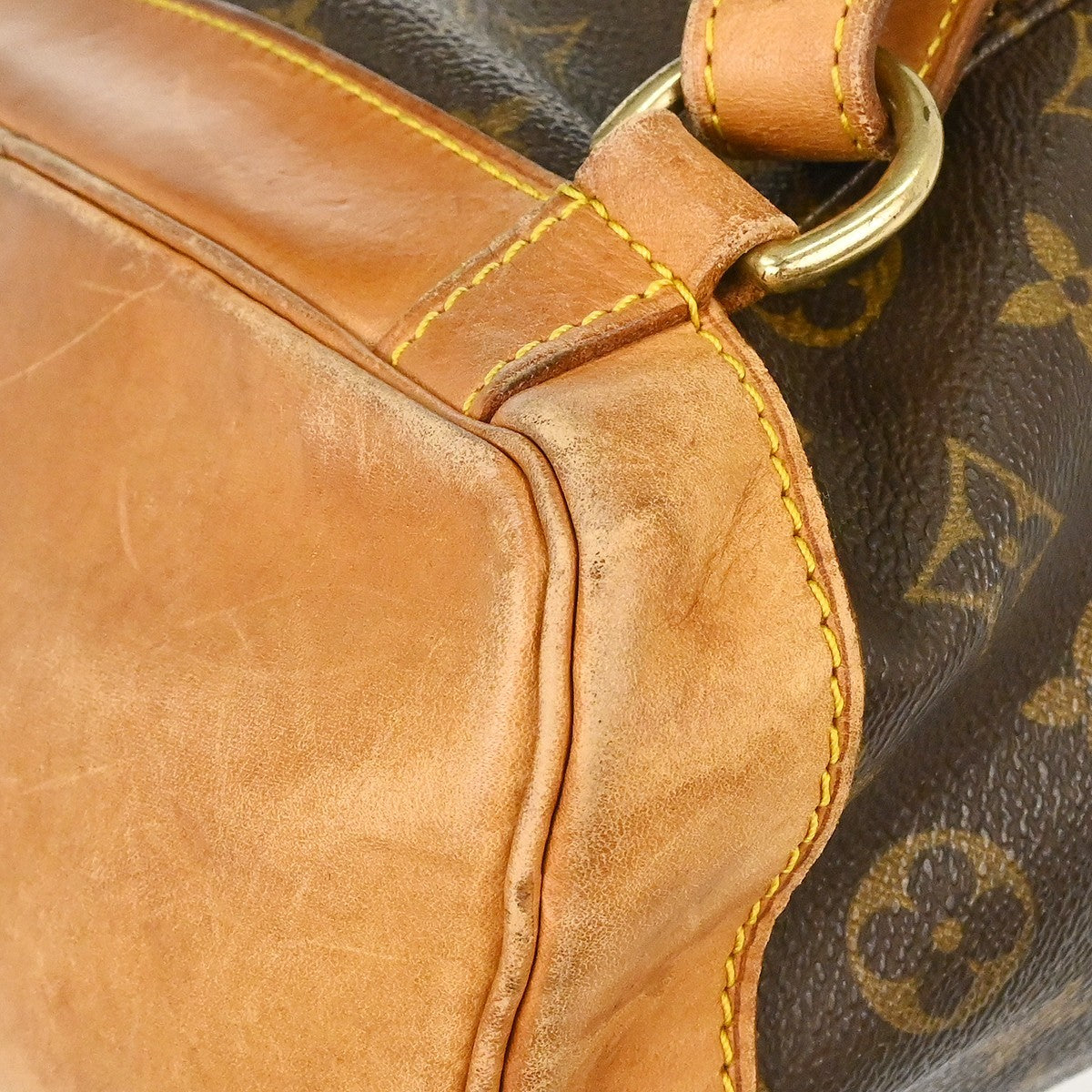 Louis Vuitton Vintage Montsouris Backpack Monogram Canvas Brown Canvas Backpack Bag (Pre-Owned)