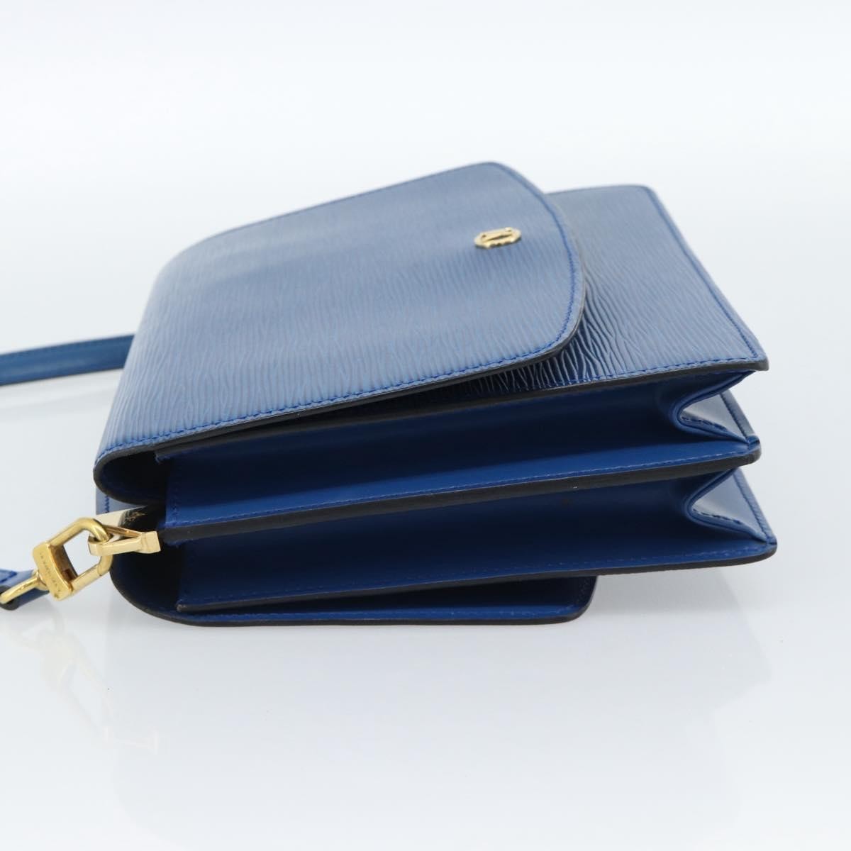Louis Vuitton Grenelle Shoulder Bag Epi Leather Blue Leather Shoulder Bag Bag (Pre-Owned)