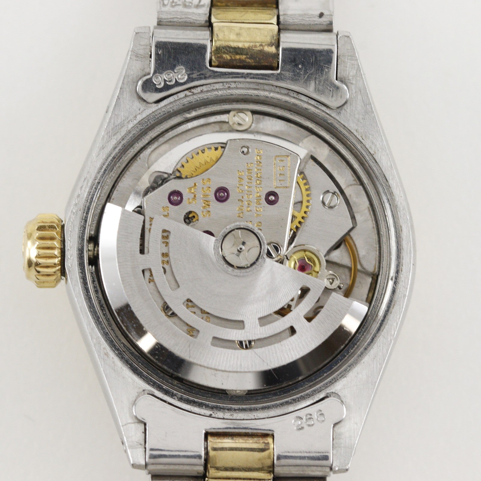 Rolex Oyster Perpetual Date Automatic Watch Stainless Steel And Yellow Gold Watch (Pre-Owned)