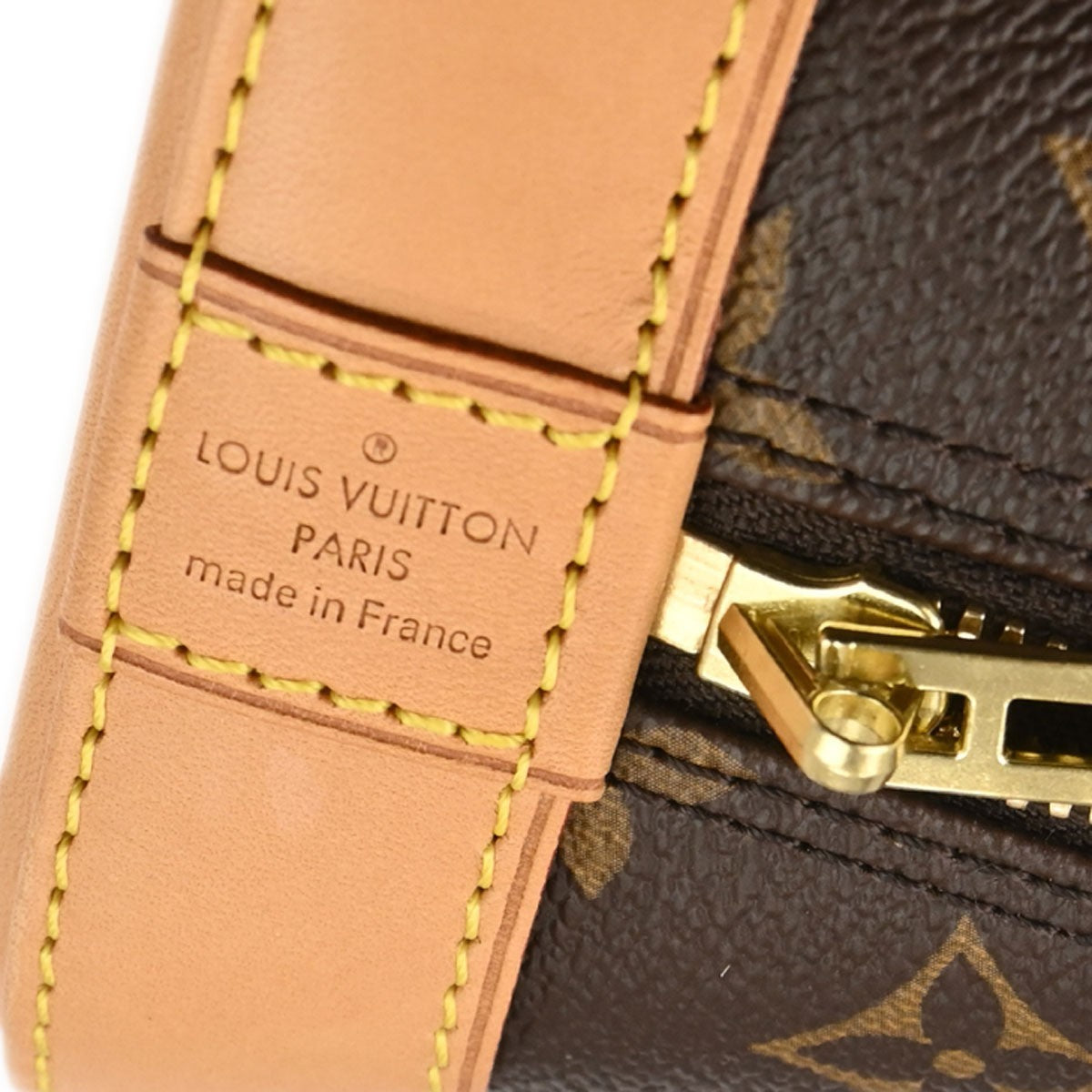 Louis Vuitton Alma Handbag Limited Edition World Tour Monogram Canvas Brown Canvas Handbag (Pre-Owned)