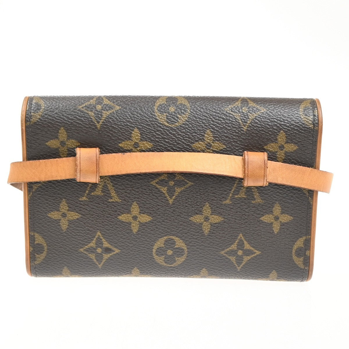 Louis Vuitton Florentine Waist Bag Monogram Canvas Brown Canvas Clutche & Pouche Bag (Pre-Owned)