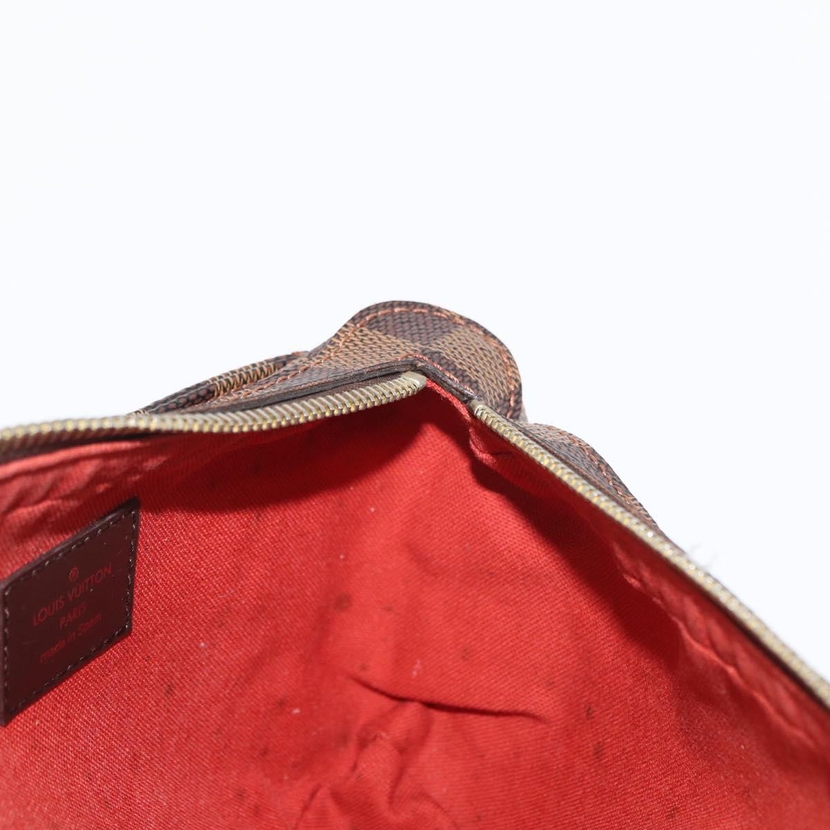 Louis Vuitton Geronimos Waist Bag Damier Brown Canvas Shoulder Bag Bag (Pre-Owned)