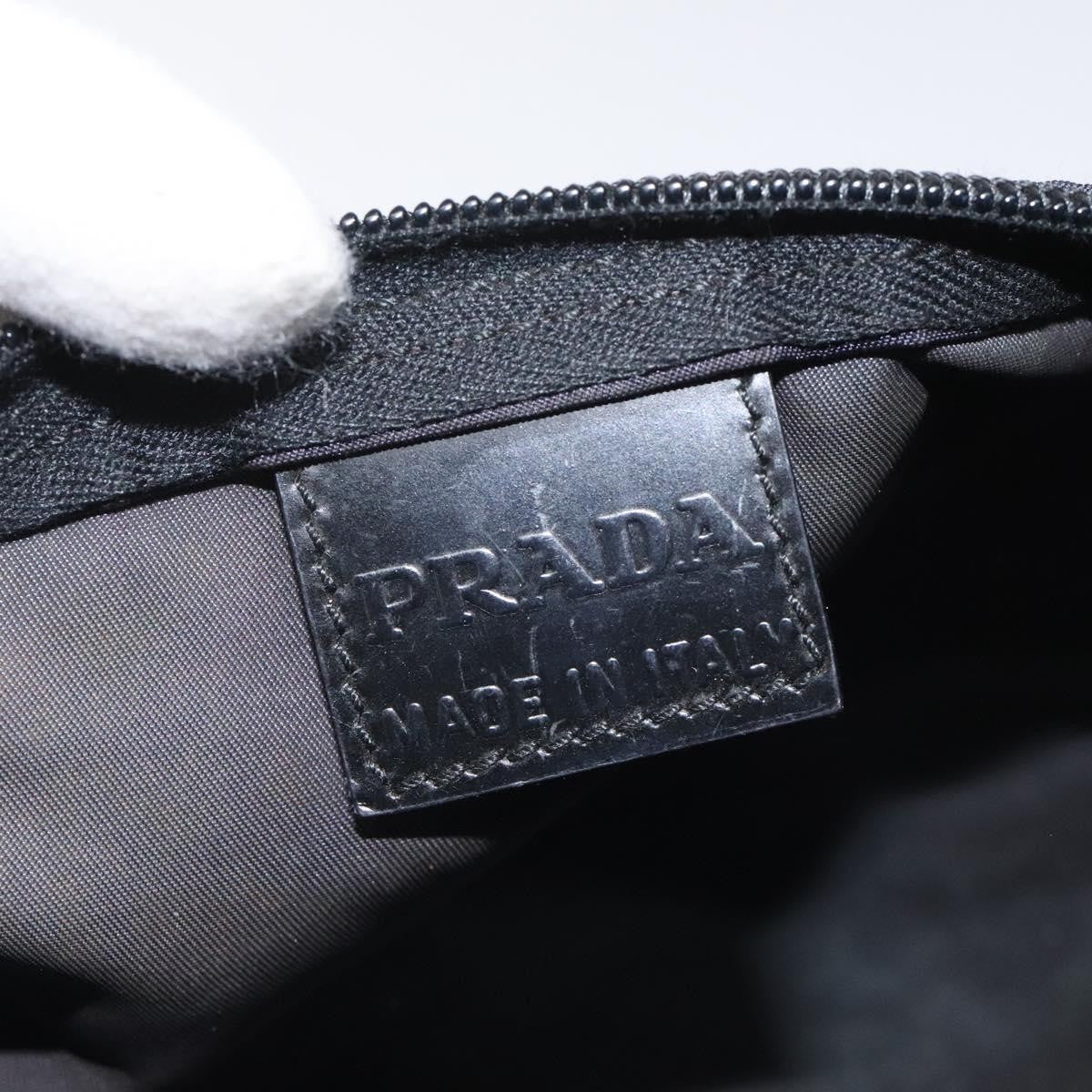 Prada Vintage Pouch Tessuto Navy Nylon Clutche & Pouche Bag (Pre-Owned)