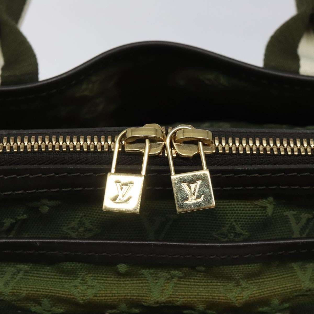 Louis Vuitton Sac Mary Kate Handbag Mini Lin Khaki Canvas Handbag (Pre-Owned)