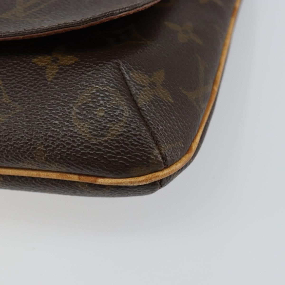 Louis Vuitton Musette Salsa Handbag Monogram Canvas Brown Canvas Shoulder Bag Bag (Pre-Owned)