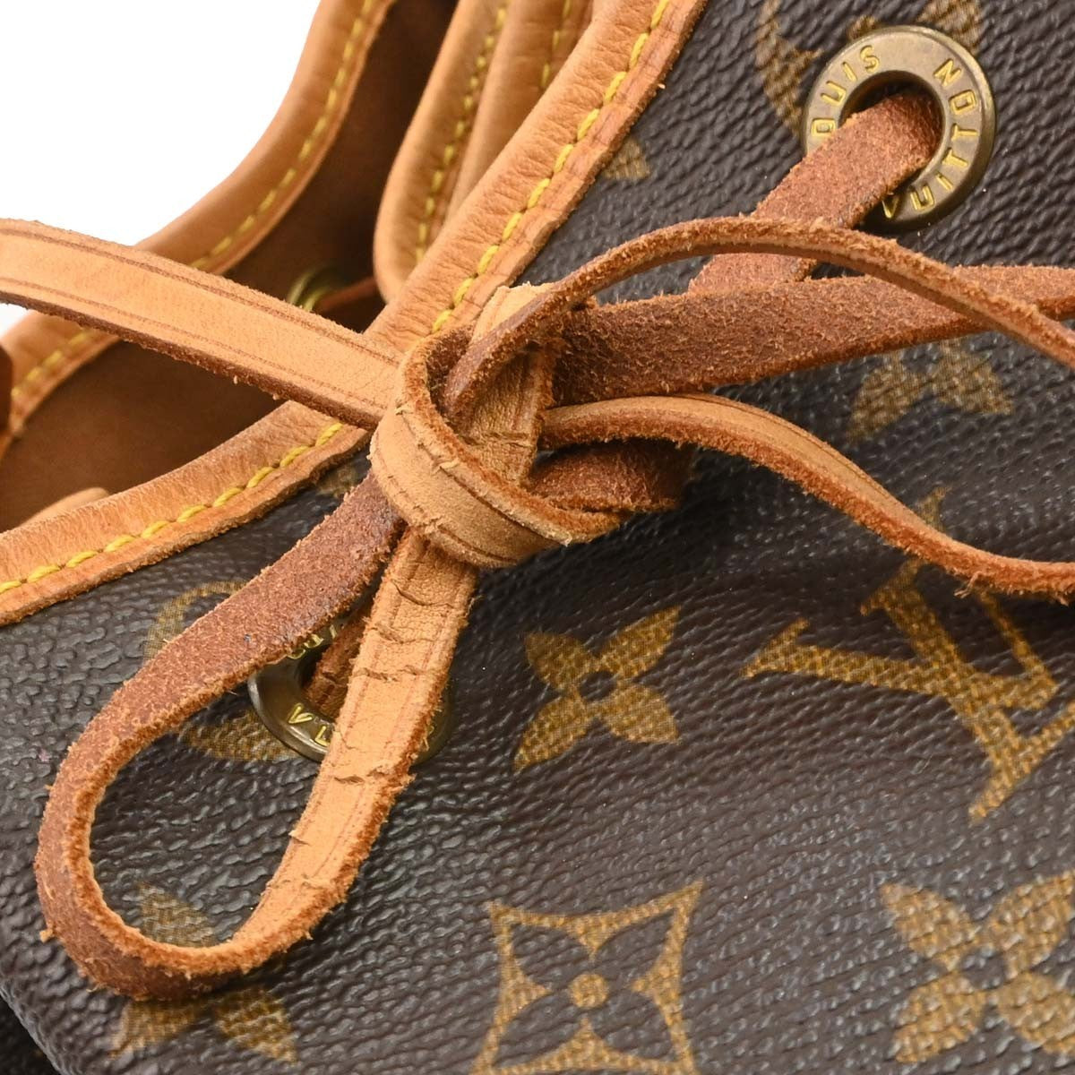 Louis Vuitton Vintage Montsouris Backpack Monogram Canvas Brown Canvas Backpack Bag (Pre-Owned)