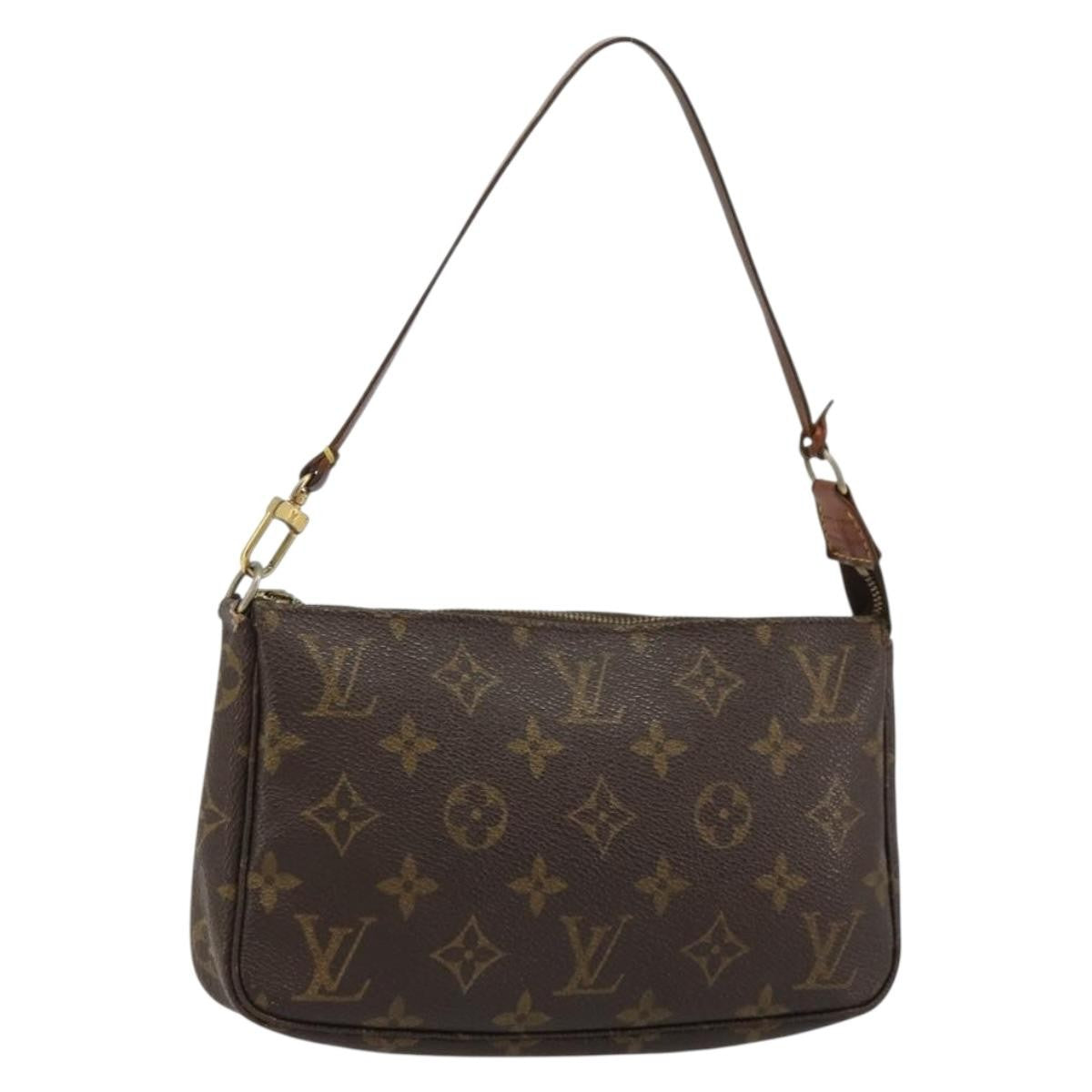 Louis Vuitton Pochette Accessoires Nm Monogram Canvas Brown Canvas Clutche & Pouche Bag (Pre-Owned)