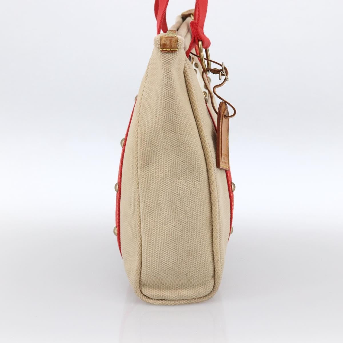Louis Vuitton Antigua Tote Canvas Beige Canvas Tote Bag Bag (Pre-Owned)