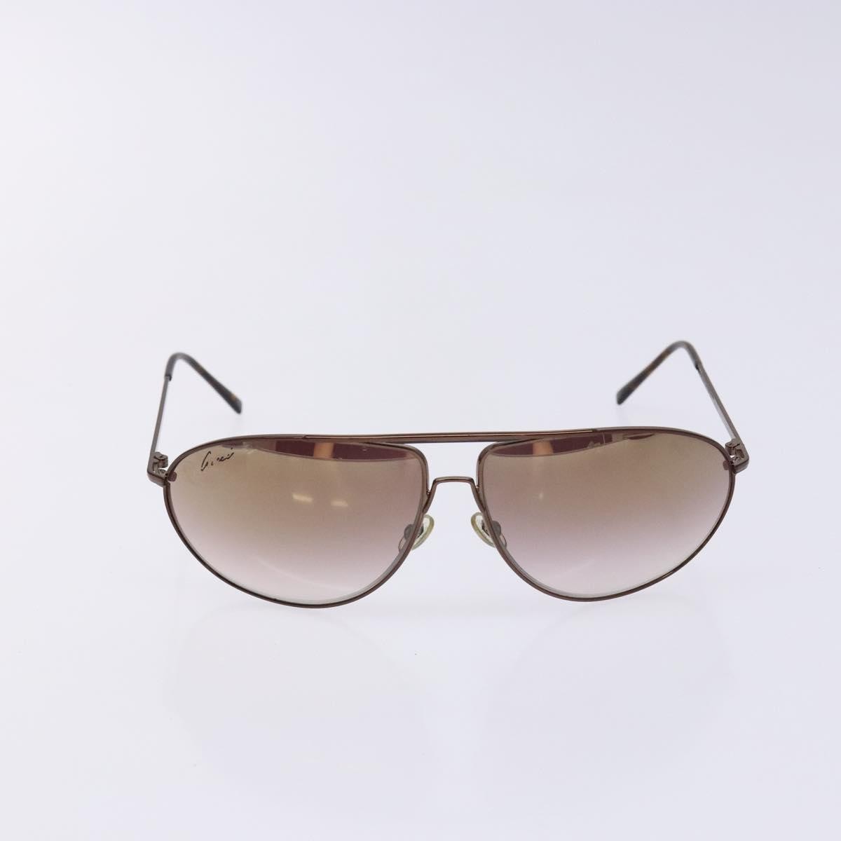 Gucci Eyewear Sunglasses Brown Metal Sunglasse Accessory (Pre-Owned)