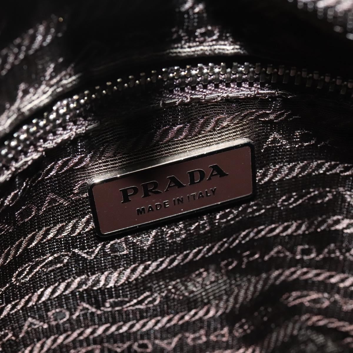 Prada Vintage Flap Shoulder Bag Nylon Khaki Nylon Shoulder Bag Bag (Pre-Owned)