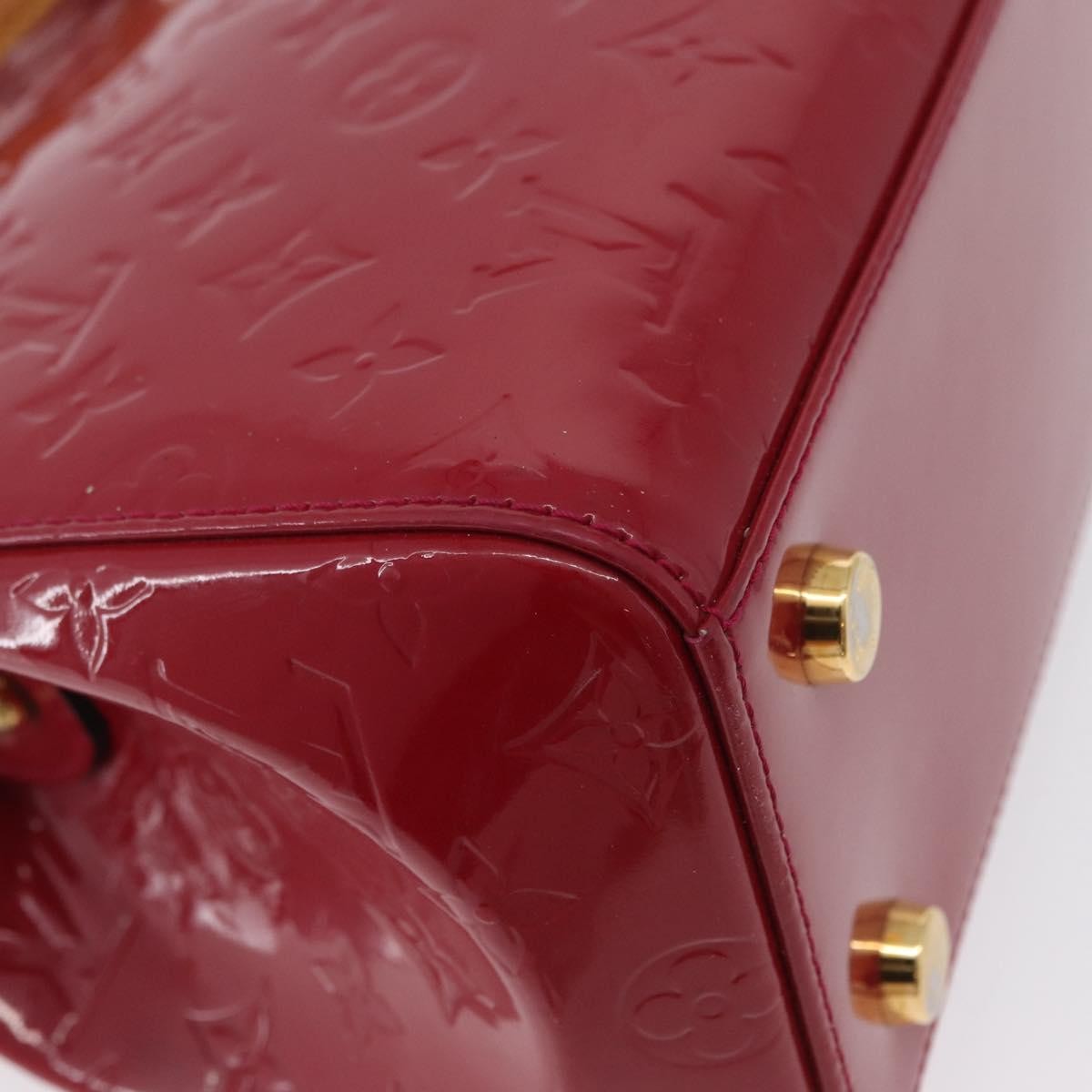 Louis Vuitton Blair Monogram Vernis Pink Patent_Leather Handbag (Pre-Owned)