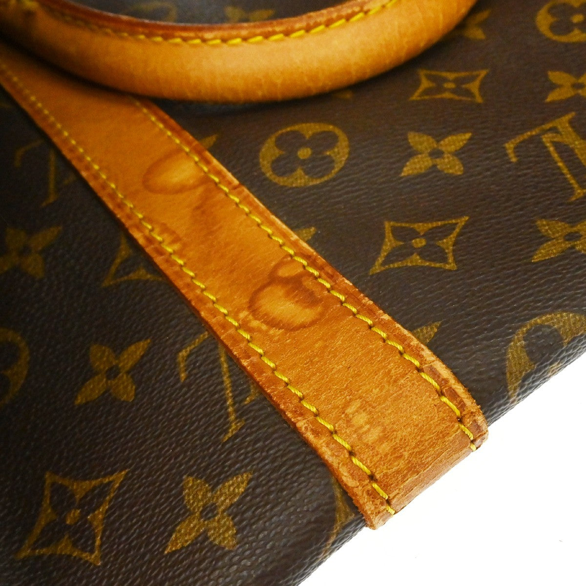 Louis Vuitton Keepall Bandouliere Bag Monogram Canvas Brown Canvas Travel Bag Bag (Pre-Owned)