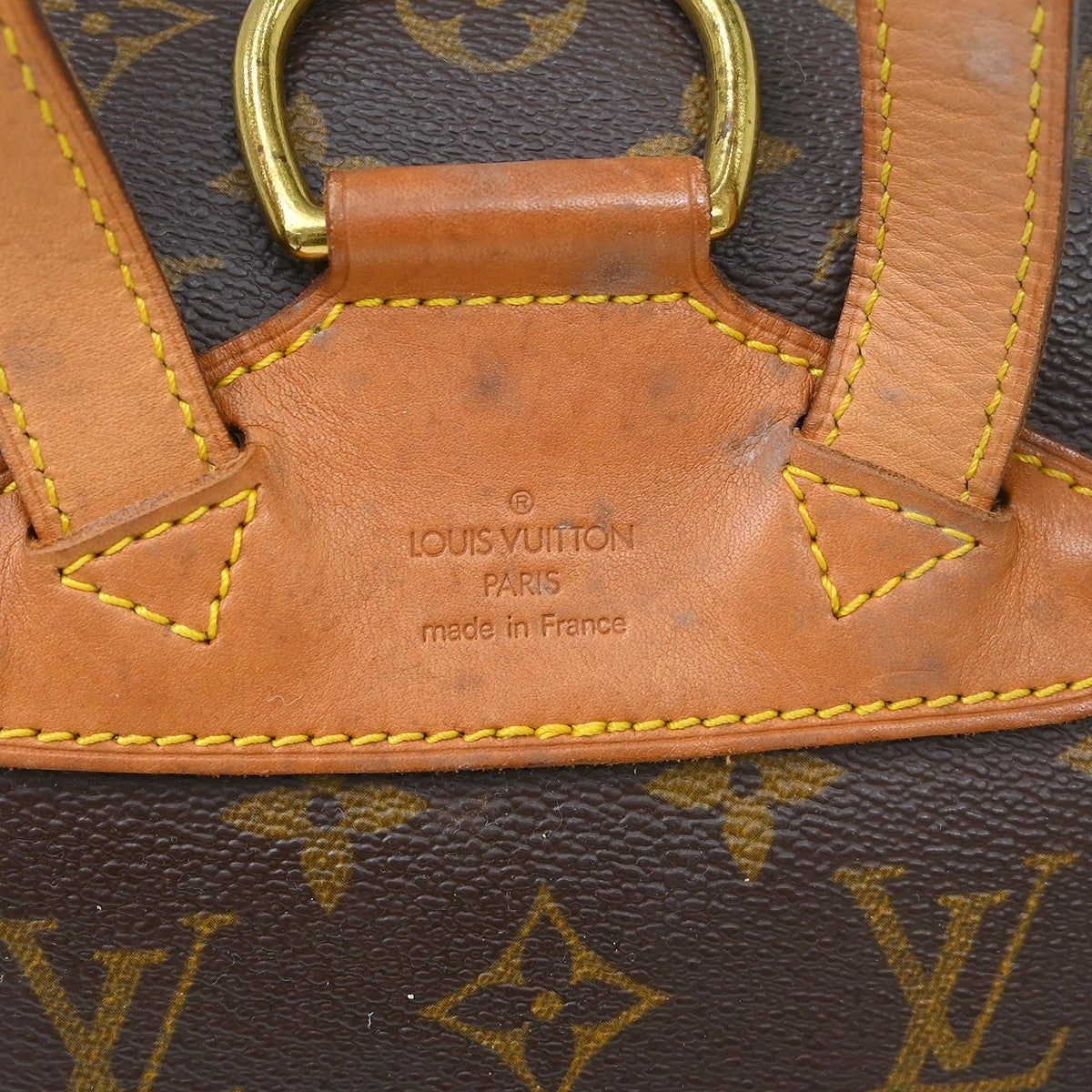 Louis Vuitton Vintage Montsouris Backpack Monogram Canvas Brown Canvas Backpack Bag (Pre-Owned)
