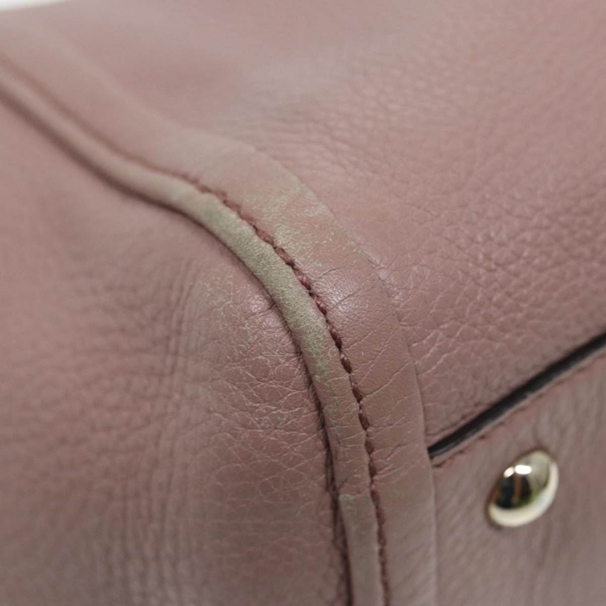 Gucci Soho Convertible Shoulder Bag Leather Pink Leather Tote Bag Bag (Pre-Owned)