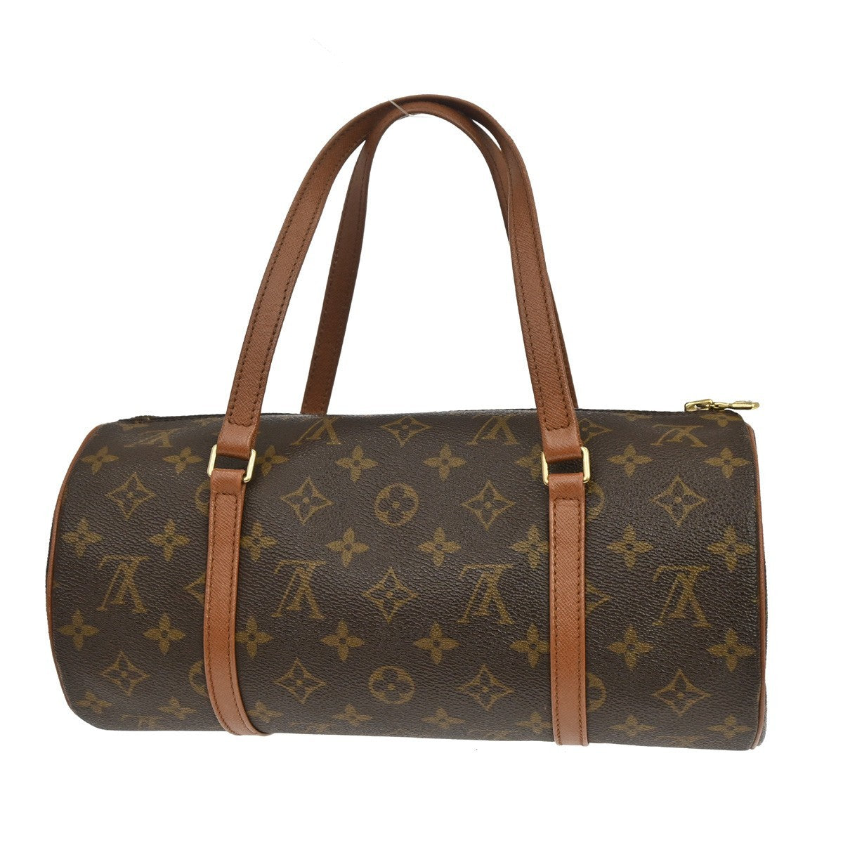 Louis Vuitton Papillon Handbag Monogram Canvas Brown Canvas Handbag (Pre-Owned)