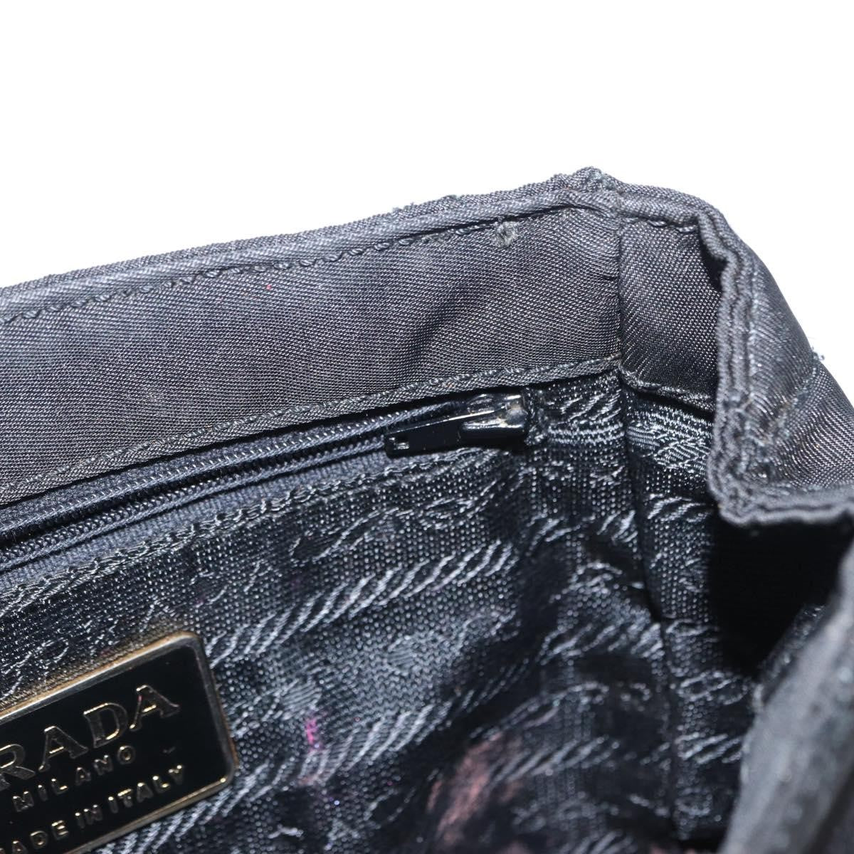 Prada Vintage Shoulder Bag Tessuto Black Nylon Shoulder Bag Bag (Pre-Owned)