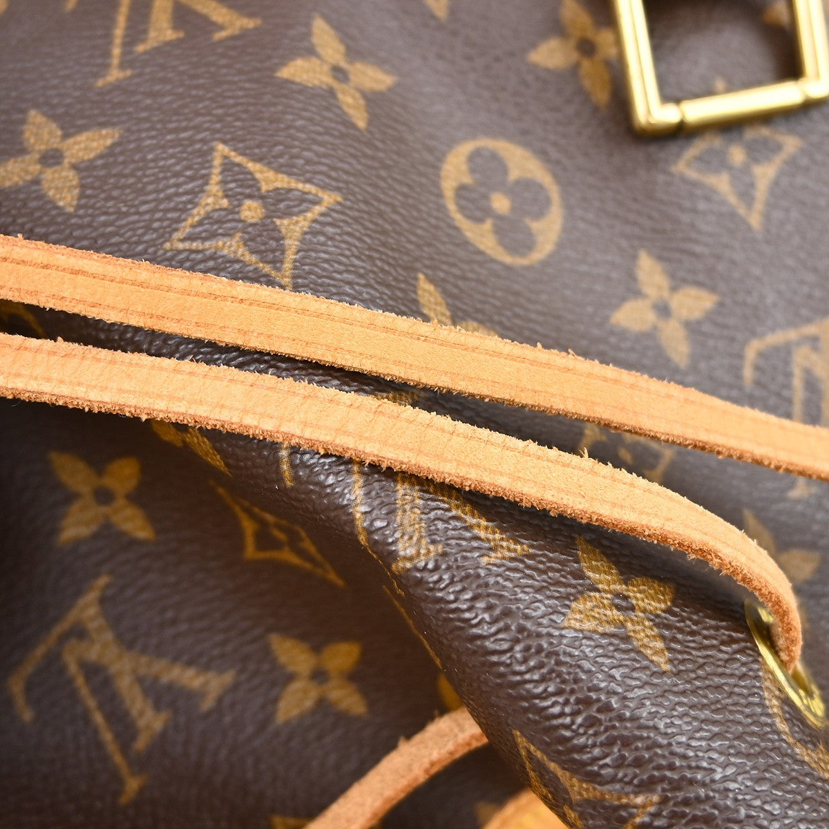 Louis Vuitton Vintage Montsouris Backpack Monogram Canvas Brown Canvas Backpack Bag (Pre-Owned)