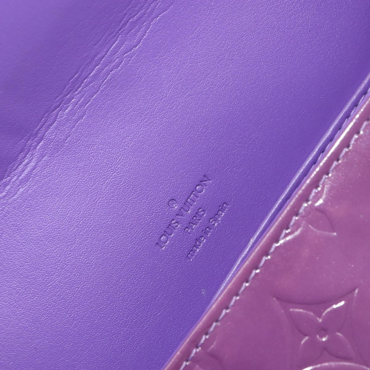 Louis Vuitton Thompson Street Handbag Monogram Vernis Purple Patent_Leather Shoulder Bag Bag (Pre-Owned)