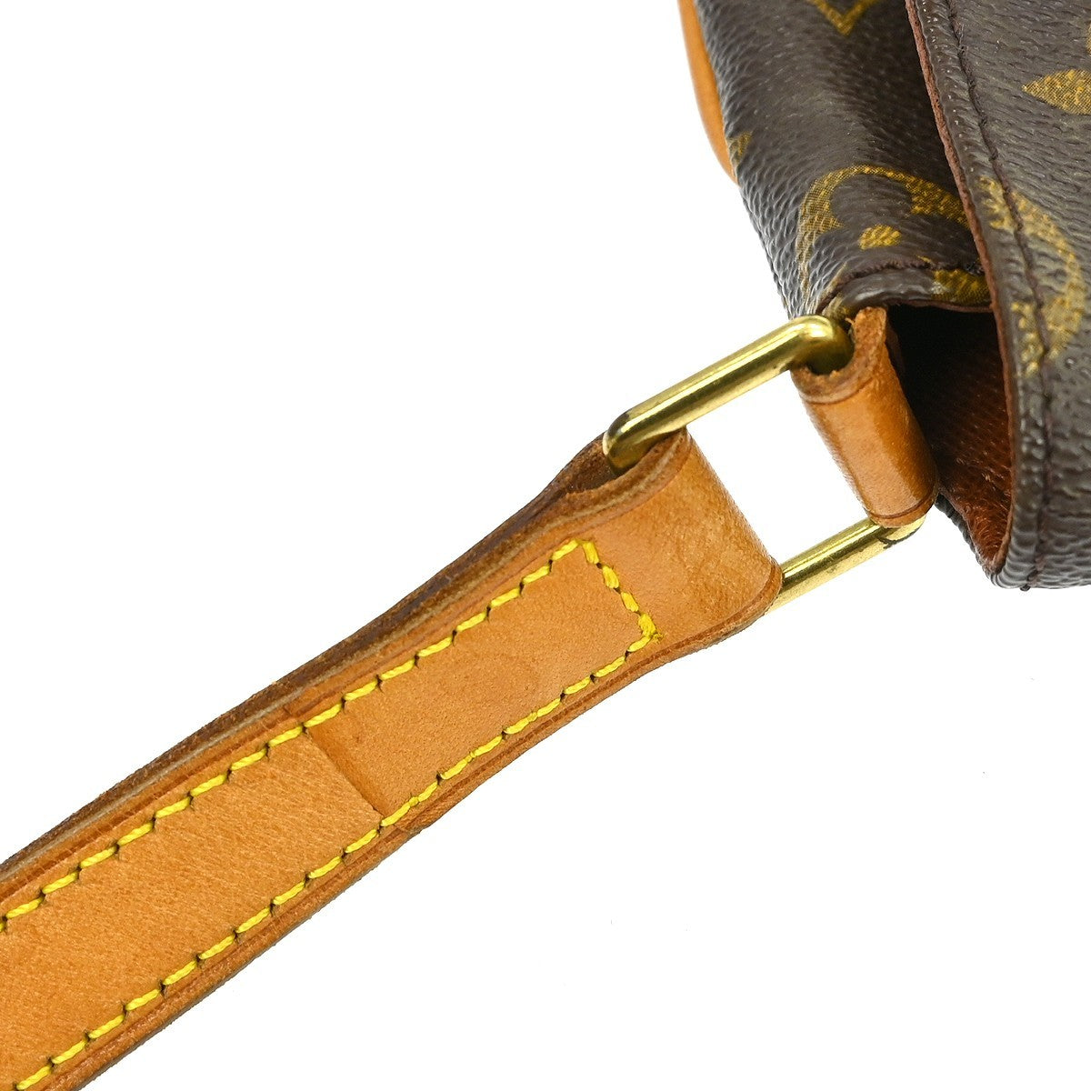 Louis Vuitton Musette Tango Handbag Monogram Canvas Brown Canvas Shoulder Bag Bag (Pre-Owned)