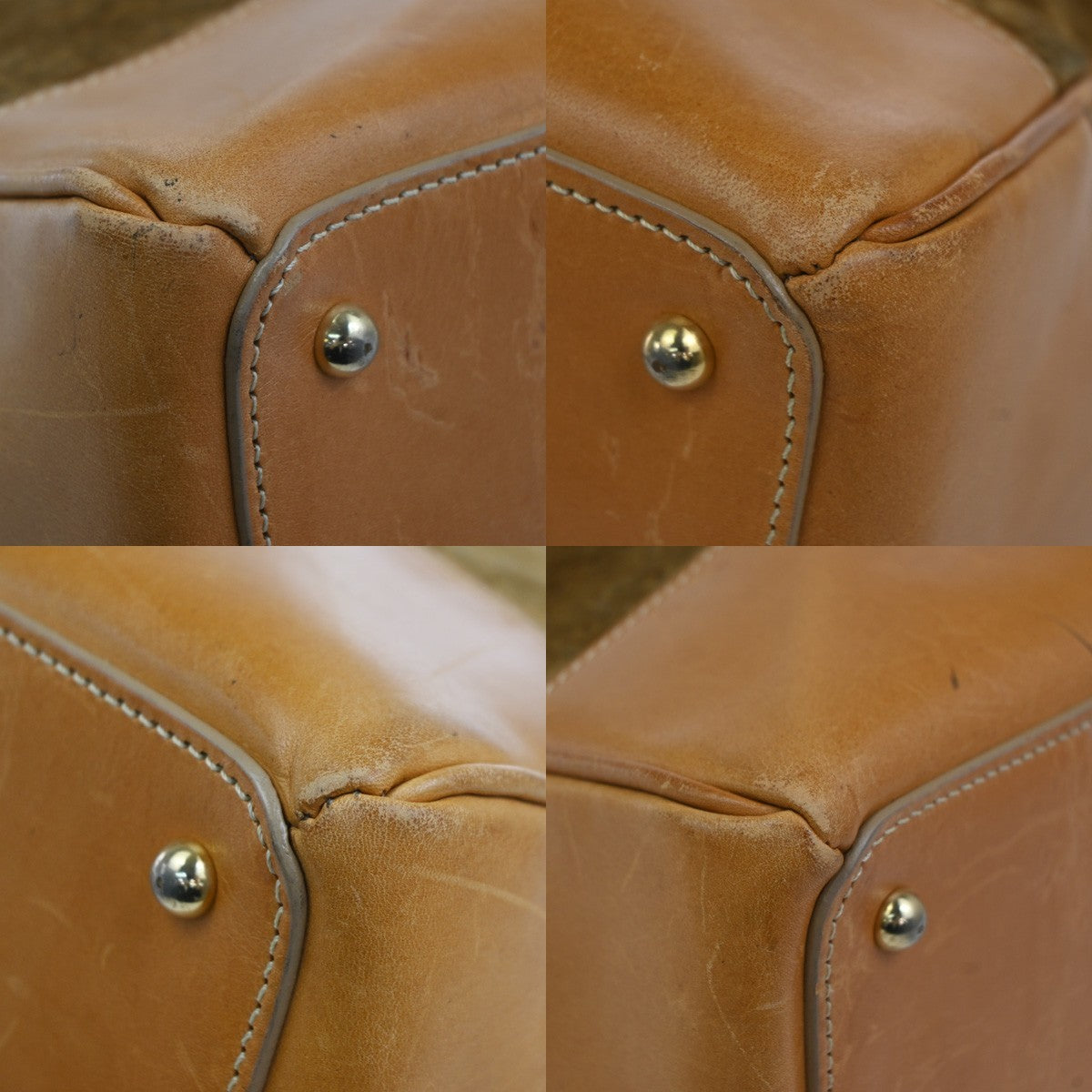Celine C Macadam Handbag Suede And Leather Brown Suede Handbag (Pre-Owned)