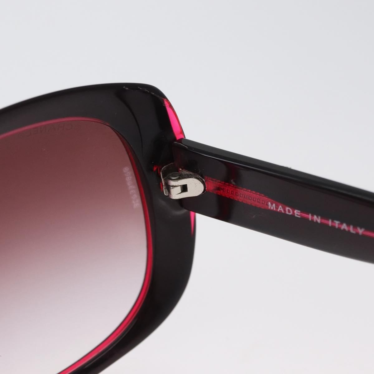 Chanel Logo Cc Sunglasses Plastic Red Plastic Sunglasse Accessory (Pre-Owned)