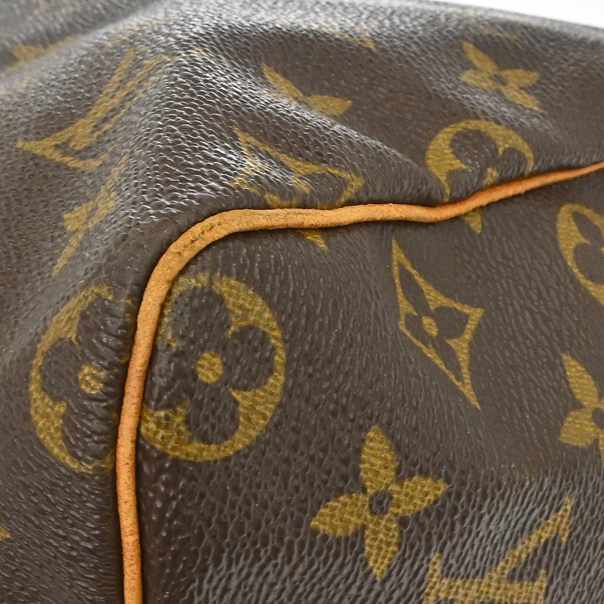Louis Vuitton Speedy Handbag Monogram Canvas Brown Canvas Handbag (Pre-Owned)