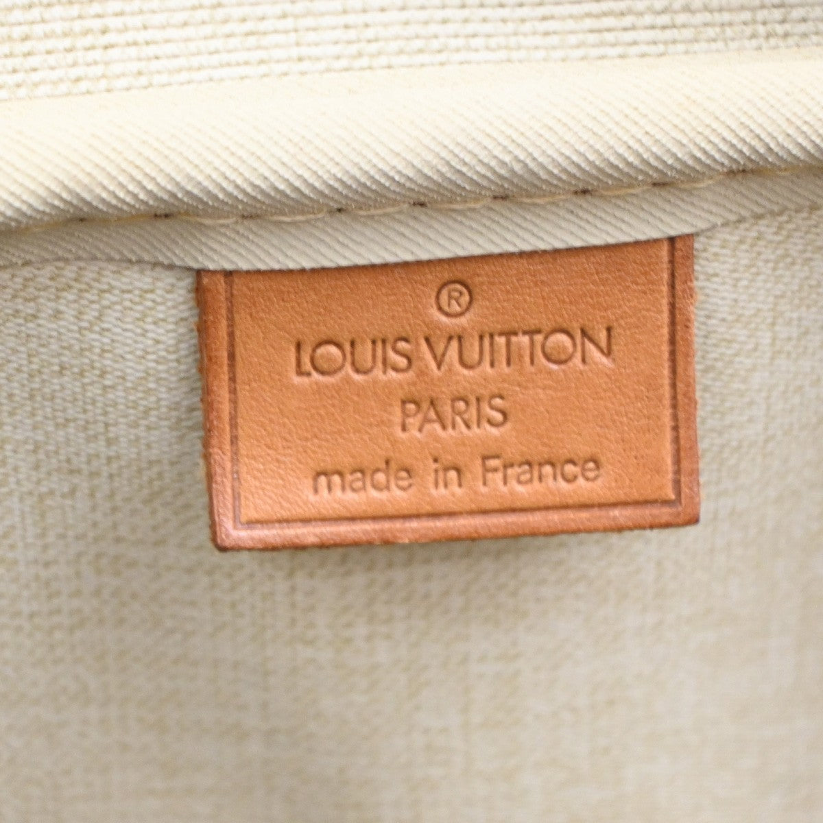 Louis Vuitton Deauville Handbag Monogram Canvas Brown Canvas Handbag (Pre-Owned)