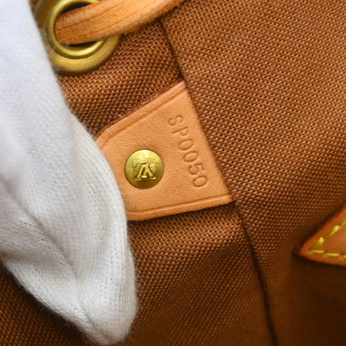 Louis Vuitton Vintage Montsouris Backpack Monogram Canvas Brown Canvas Backpack Bag (Pre-Owned)