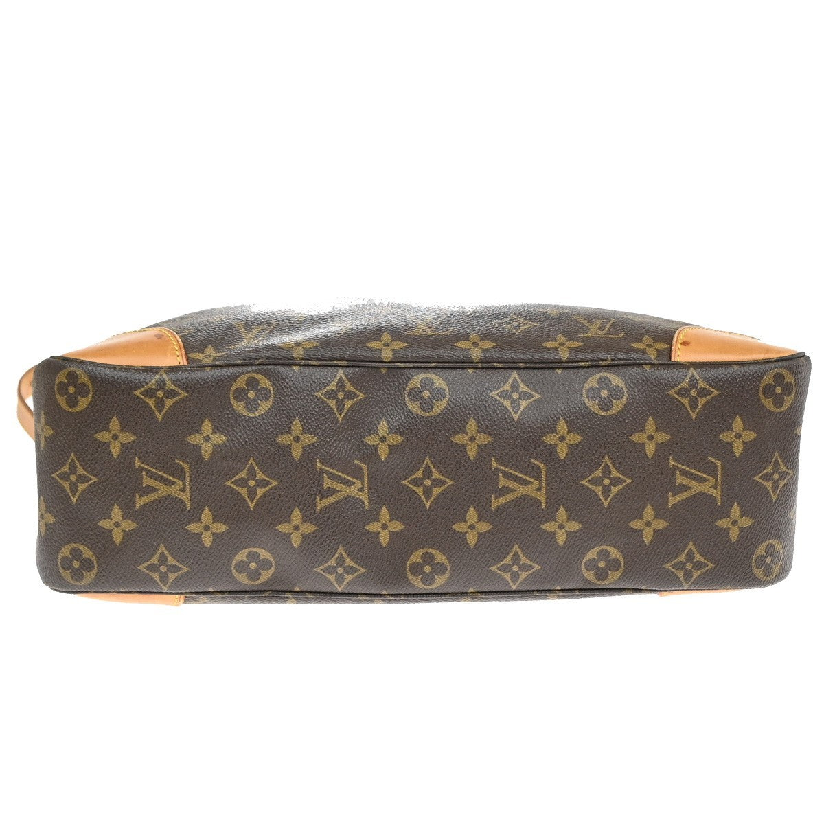 Louis Vuitton Boulogne Handbag Monogram Canvas Brown Canvas Shoulder Bag Bag (Pre-Owned)