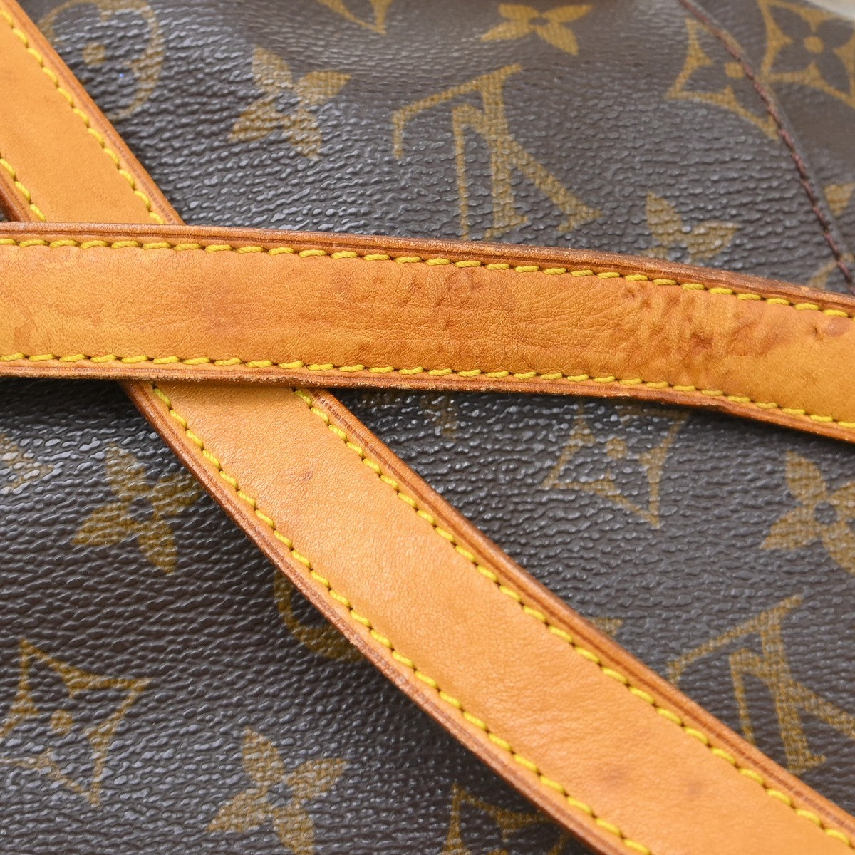 Louis Vuitton Vintage Montsouris Backpack Monogram Canvas Brown Canvas Backpack Bag (Pre-Owned)