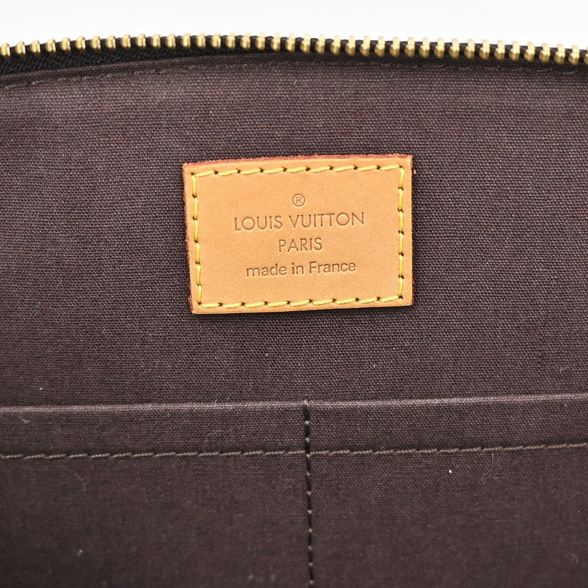 Louis Vuitton Sherwood Handbag Monogram Vernis Purple Patent_Leather Handbag (Pre-Owned)