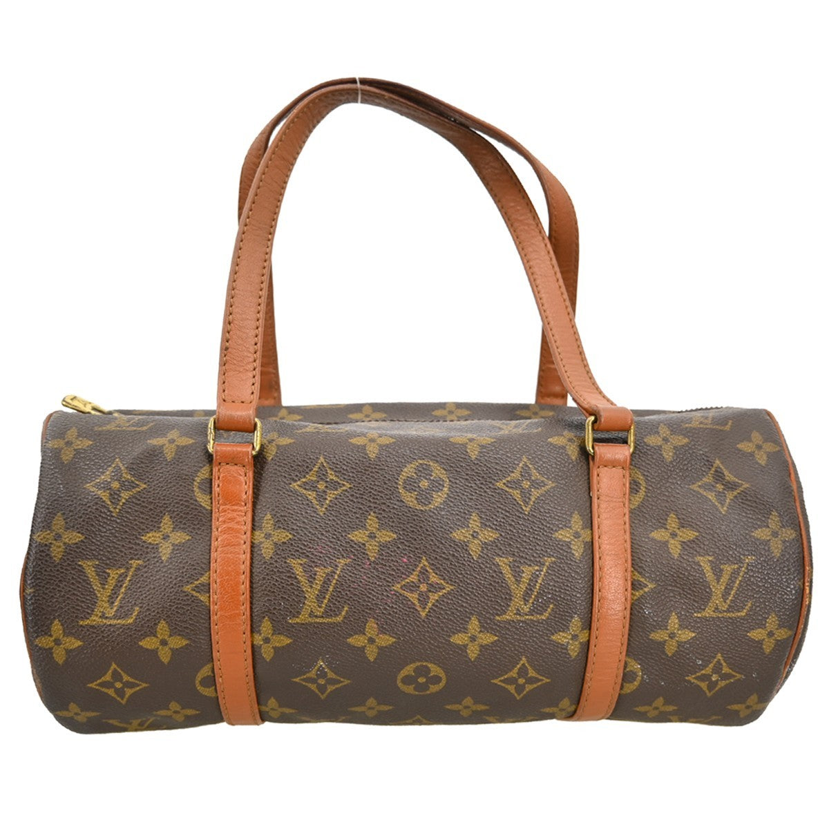 Louis Vuitton Papillon Handbag Monogram Canvas Brown Canvas Handbag (Pre-Owned)