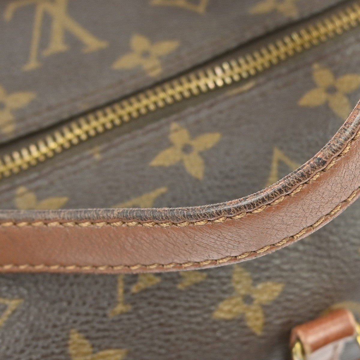 Louis Vuitton Papillon Handbag Monogram Canvas Brown Canvas Handbag (Pre-Owned)